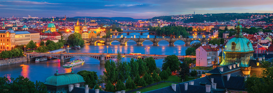Prague Czech Republic Panoramic 1000 Piece Puzzle