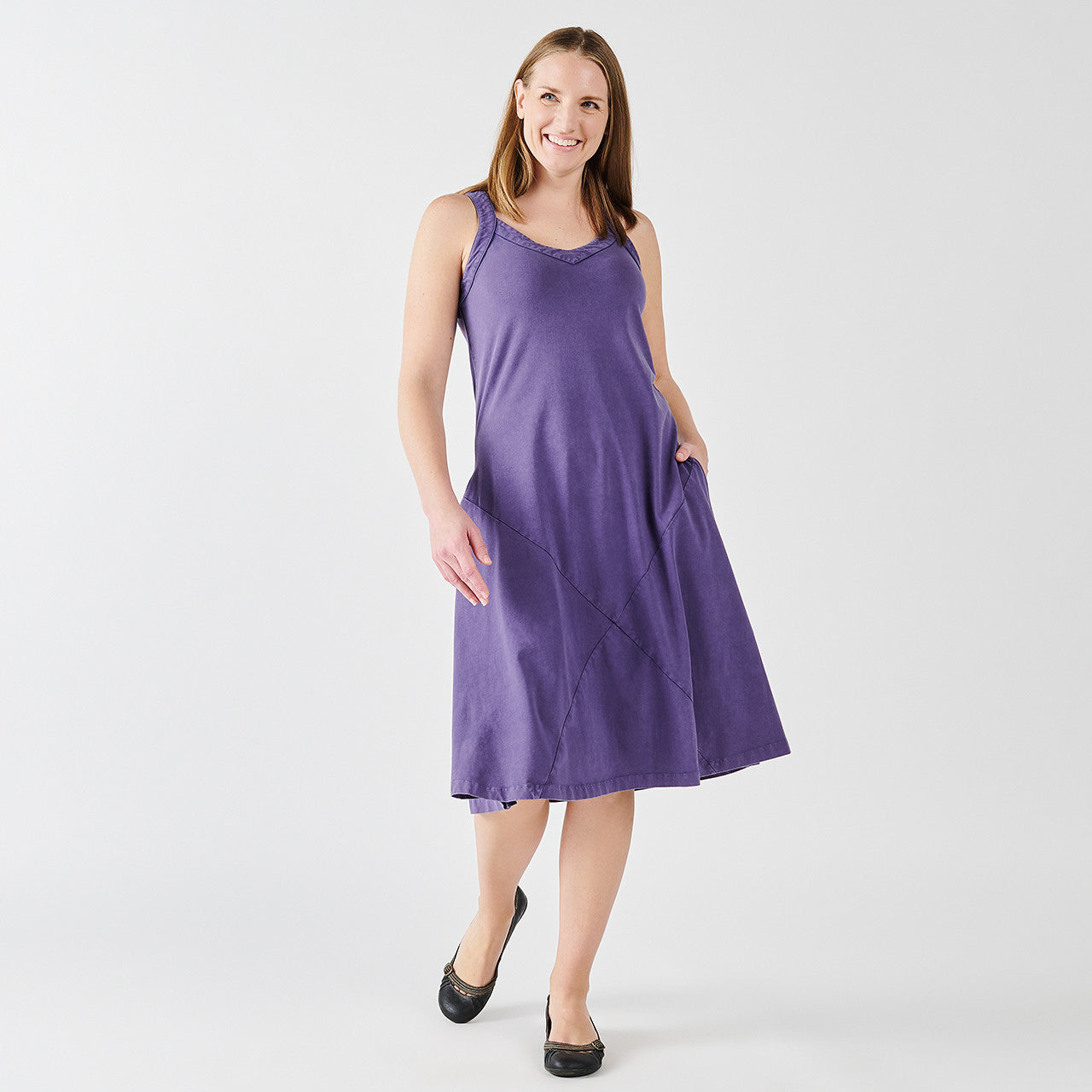Organic cotton tank dress top