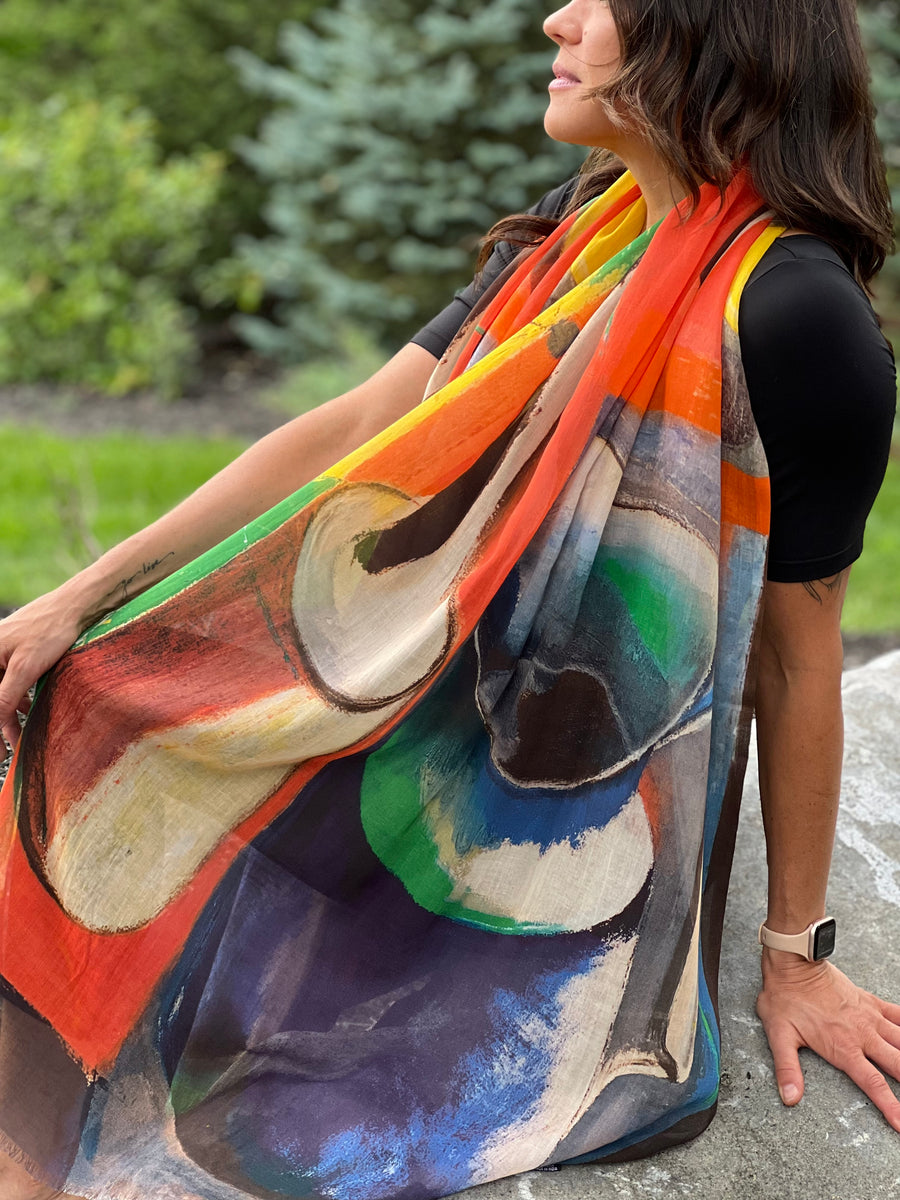Graphic Pitcher Scarf