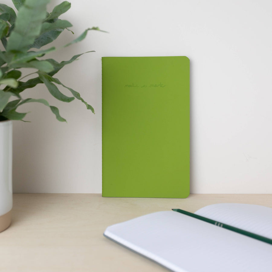 VENT Medium Journal Recycled Leather - Green