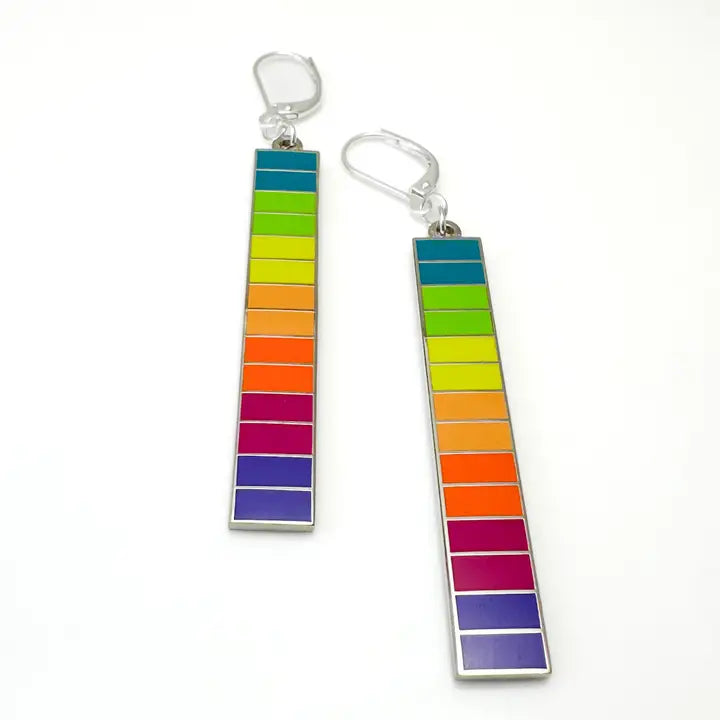 Colour Study Earrings Rainbow