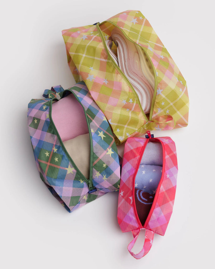 3D Zip Set - Star Plaid
