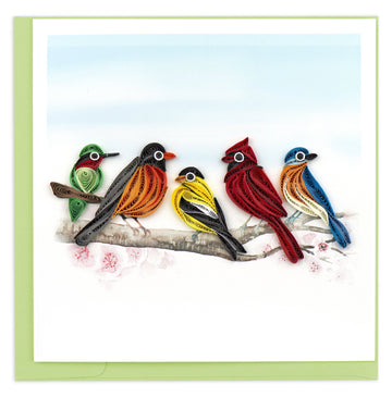 Quilled Songbirds Everyday Greeting Card