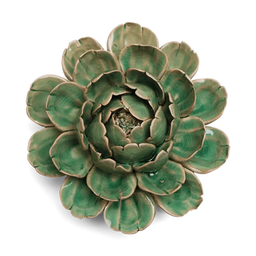 Ceramic Flower Wall Art Artichoke: Mofo Flower Mint