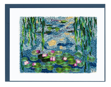 Quilled Artist Series - Water Lilies 1916-19, Monet Card