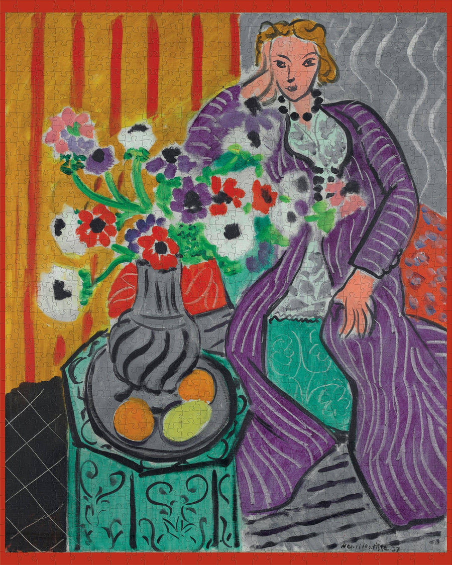 Henri Matisse: Purple Robe and Anemones 1000-piece Jigsaw Puzzle