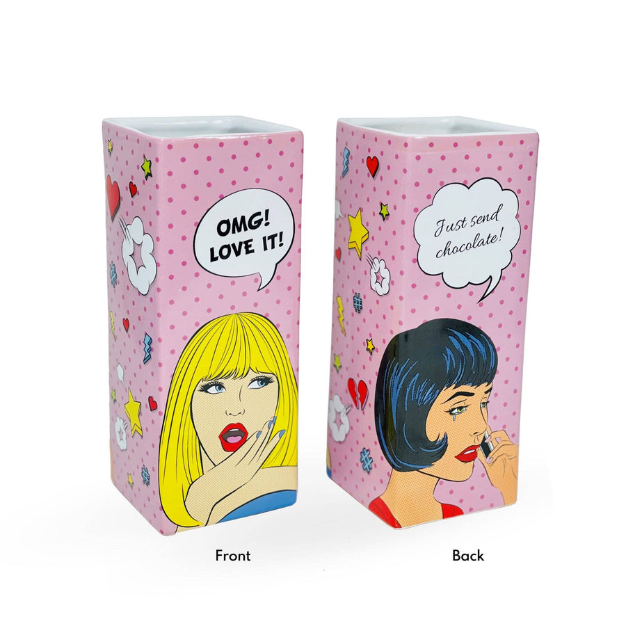 Pop Art Vase: OMG!