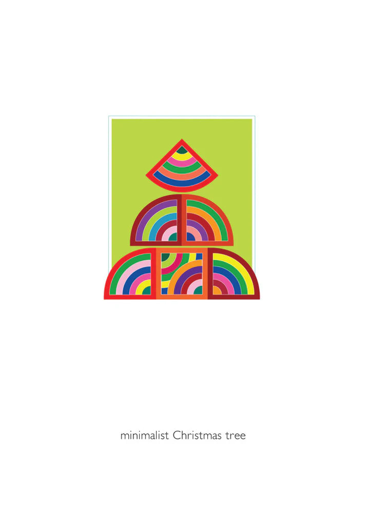 Minimalist Tree Maximal Holiday Cards