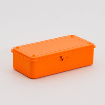 Toyo T-190 Steel Stackable Storage Box: Orange