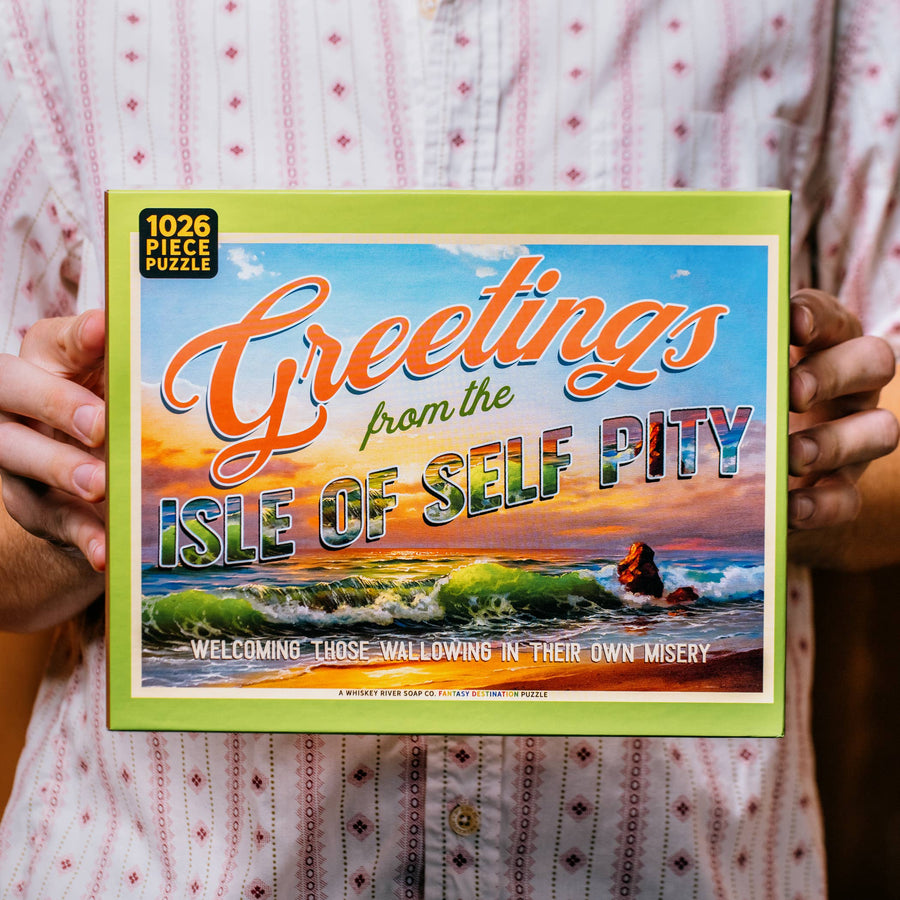 Greetings from The Isle of Self Pity Puzzle | Funny Puzzle