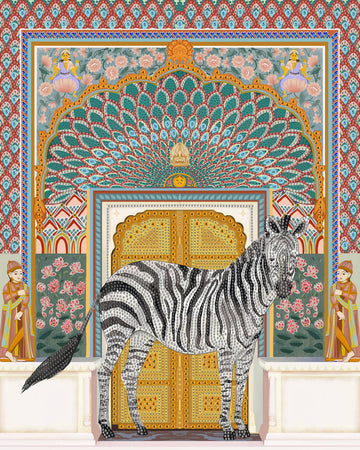 Diamond Painting Kit - Zebra in Jaipur