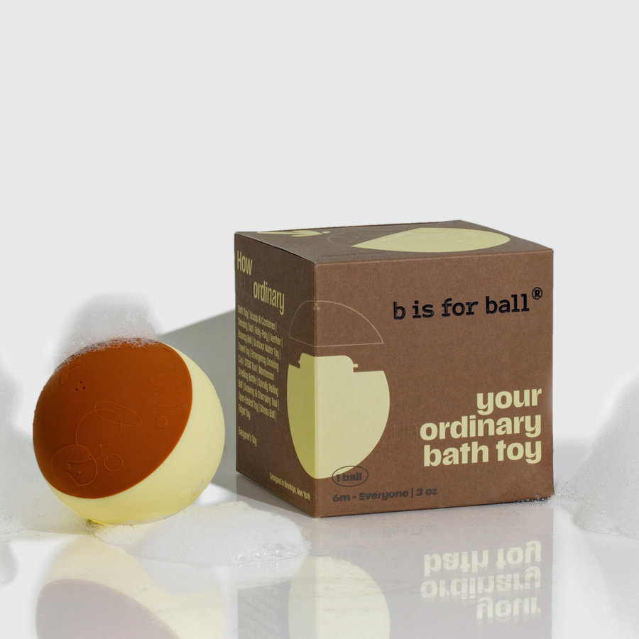 Your (Un)Ordinary Bath Toy b is for ball®: Caramel Pudding