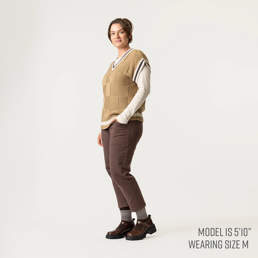 Organic Cotton Sweater Vest