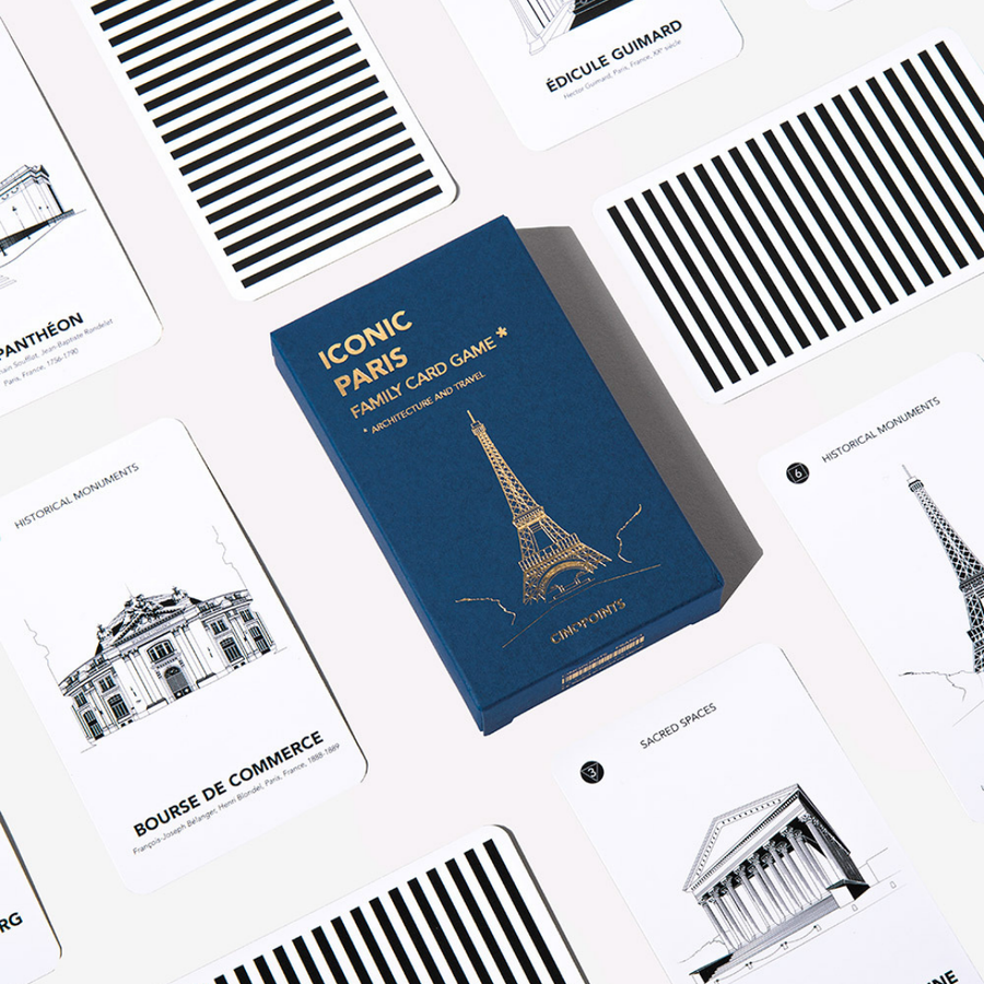 Iconic Paris Family Card Game