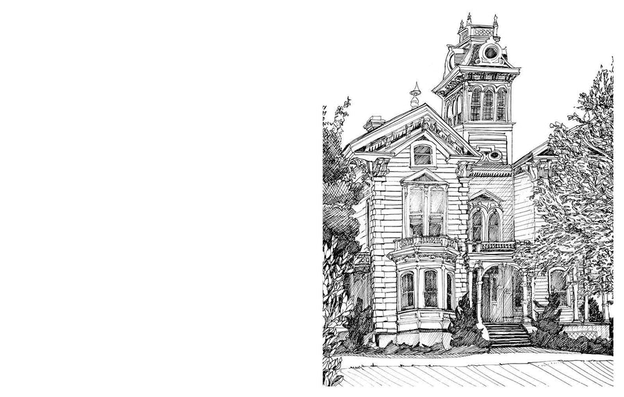 Victorian Buildings of the American West: A Coloring Book