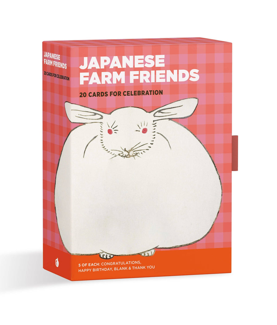 Japanese Farm Friends Celebrations Boxed Notecards