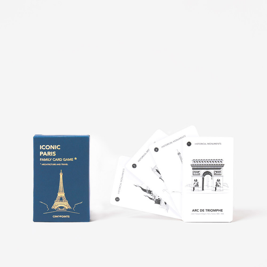 Iconic Paris Family Card Game