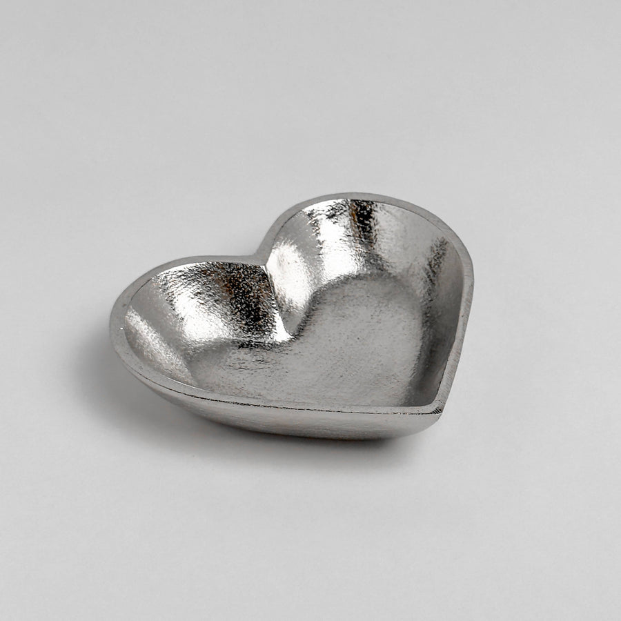 Silver Heart Trinket Bowl