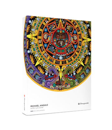 Michael Angulo: Aztec Sun Stone 1000-Piece Circular Puzzle