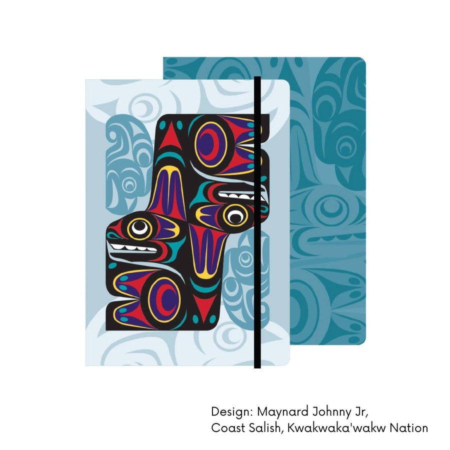 Journal With Contemporary Indigenous Design: Thunderbird and Whale