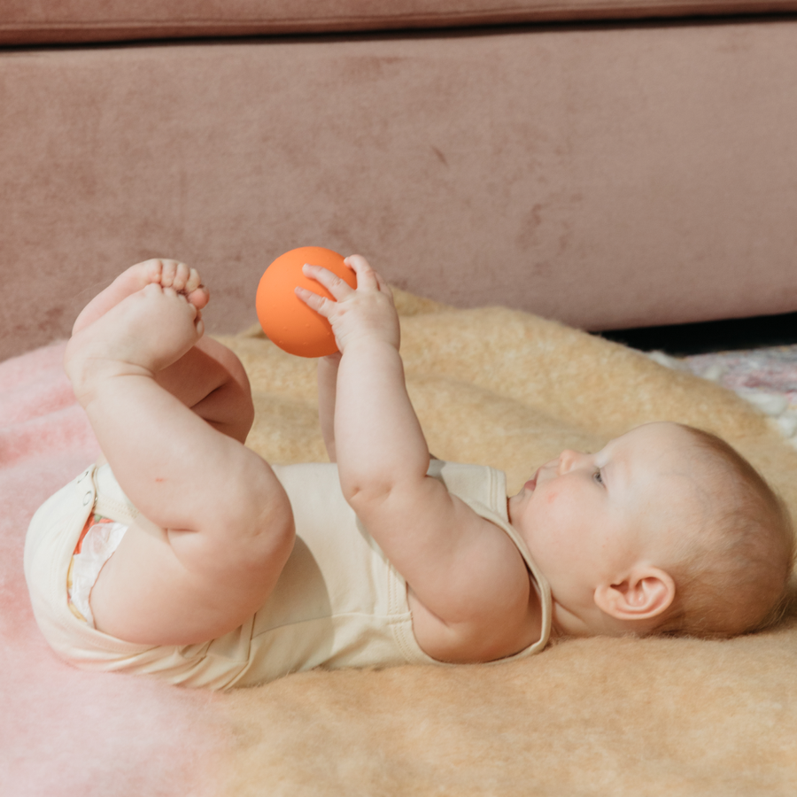 B is for ball® - 2-Ball Set: Orange & Lilac