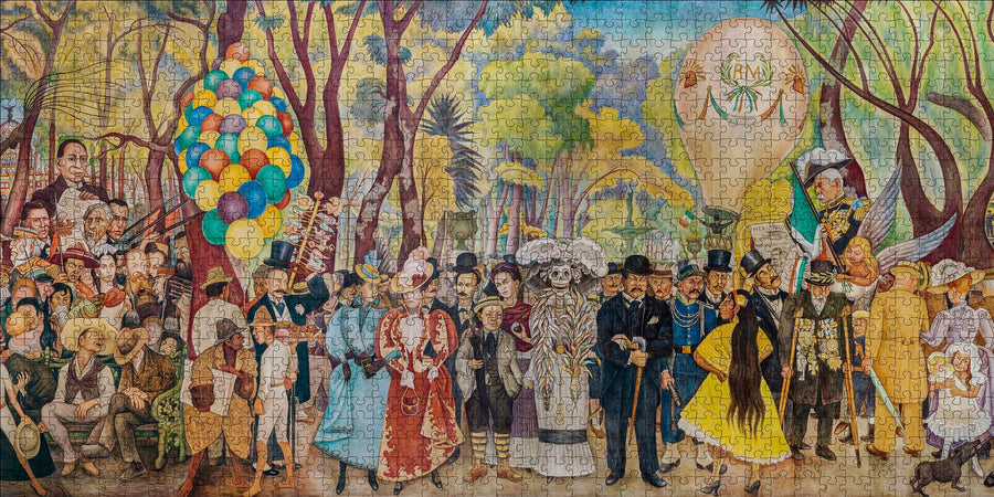 Diego Rivera: Dream of a Sunday Afternoon in Alameda Park 1000-Piece Jigsaw Puzzle