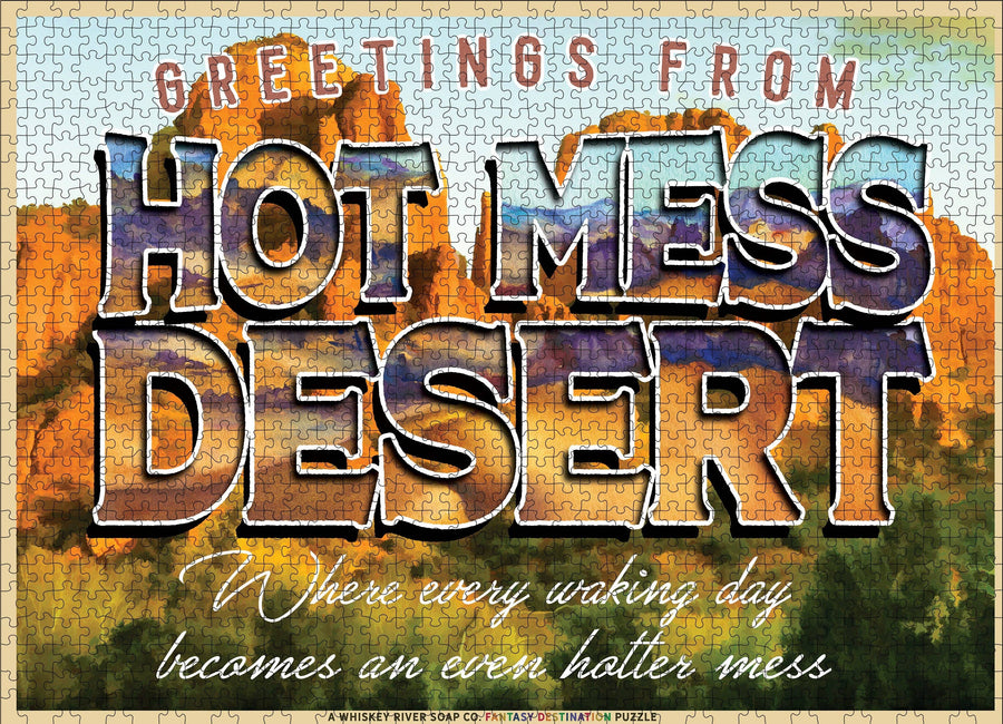Greetings from the Hot Mess Desert | Funny Puzzle