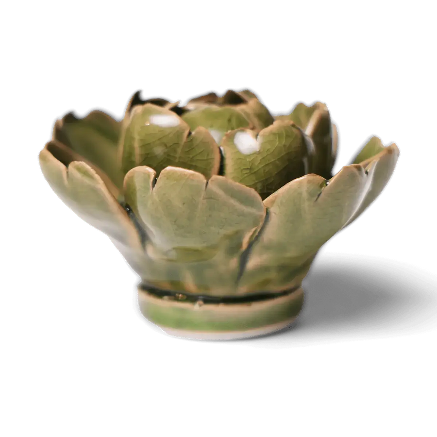 Ceramic Flower Wall Art Peony Green 12: Peony Green