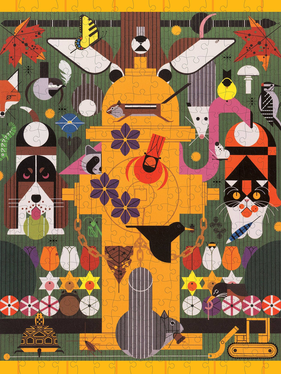 Charley Harper: Biodiversity in the Burbs 300-piece Jigsaw Puzzle