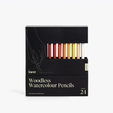 Karst Woodless Watercolour Pencils - Set of 24