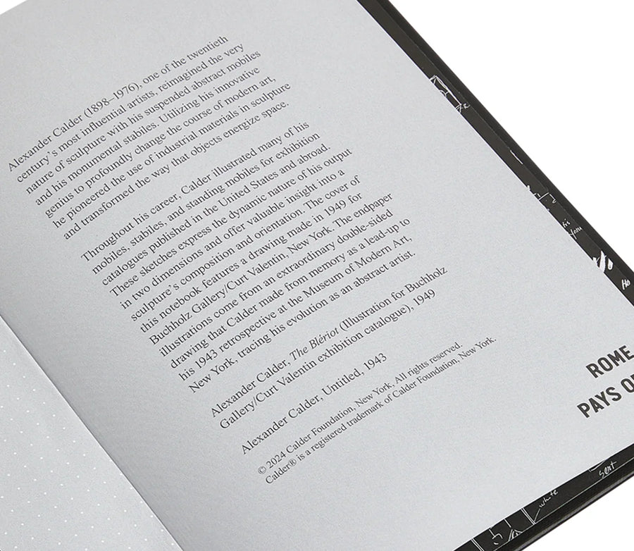 Calder “THE BLÉRIOT” Hardcover Notebook