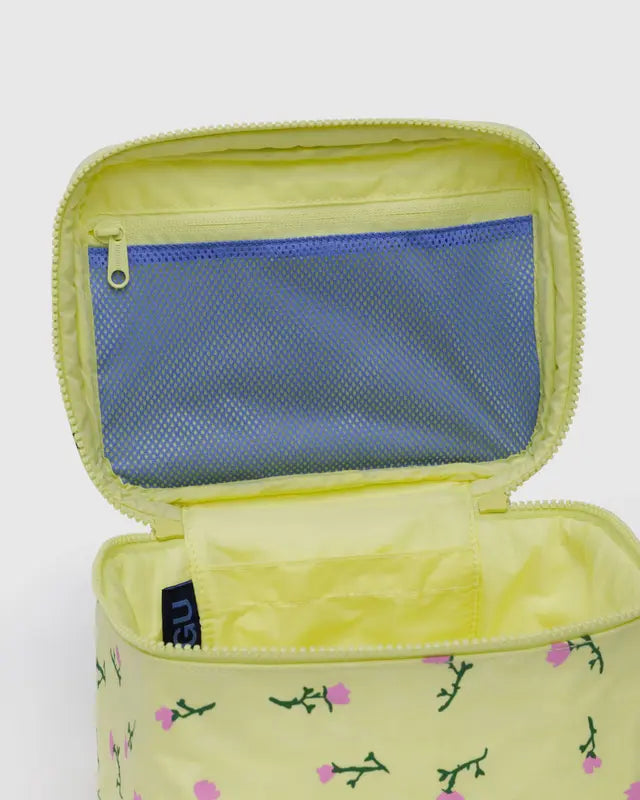 BAGGU Large Cosmetic Case Painted Flower