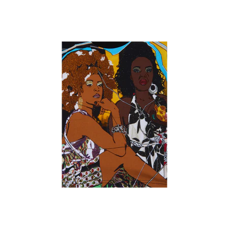 Mickalene Thomas “TROIS FEMME NOIR” Cropped T-SHIRT: Small