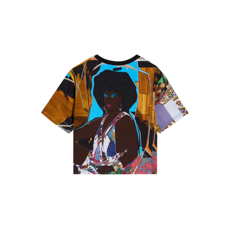 Mickalene Thomas “TROIS FEMME NOIR” Cropped T-SHIRT: Small