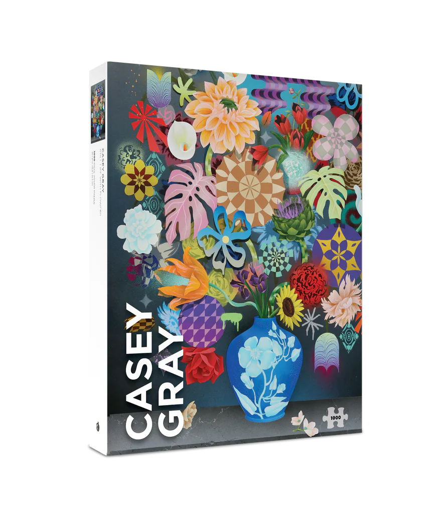 Casey Gray: Still Life with Flowers 1000-Piece Jigsaw Puzzle