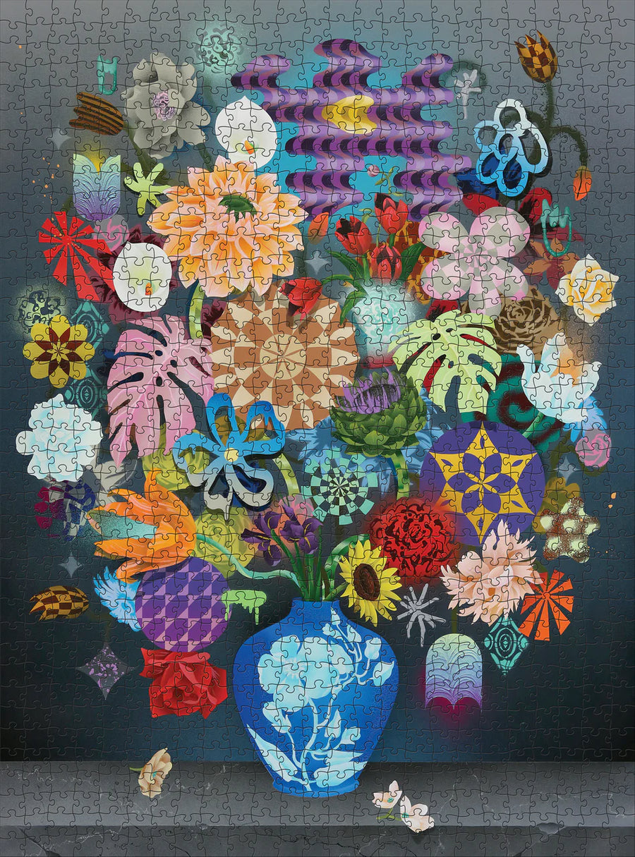 Casey Gray: Still Life with Flowers 1000-Piece Jigsaw Puzzle