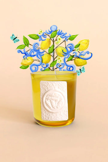 Baroque Lemon Intaglio Candle