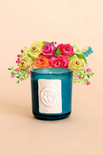 Corinthian Rose Intaglio Candle