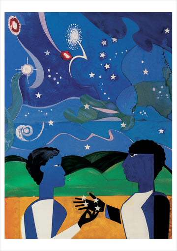 Romare Bearden Two Worlds Birthday Card