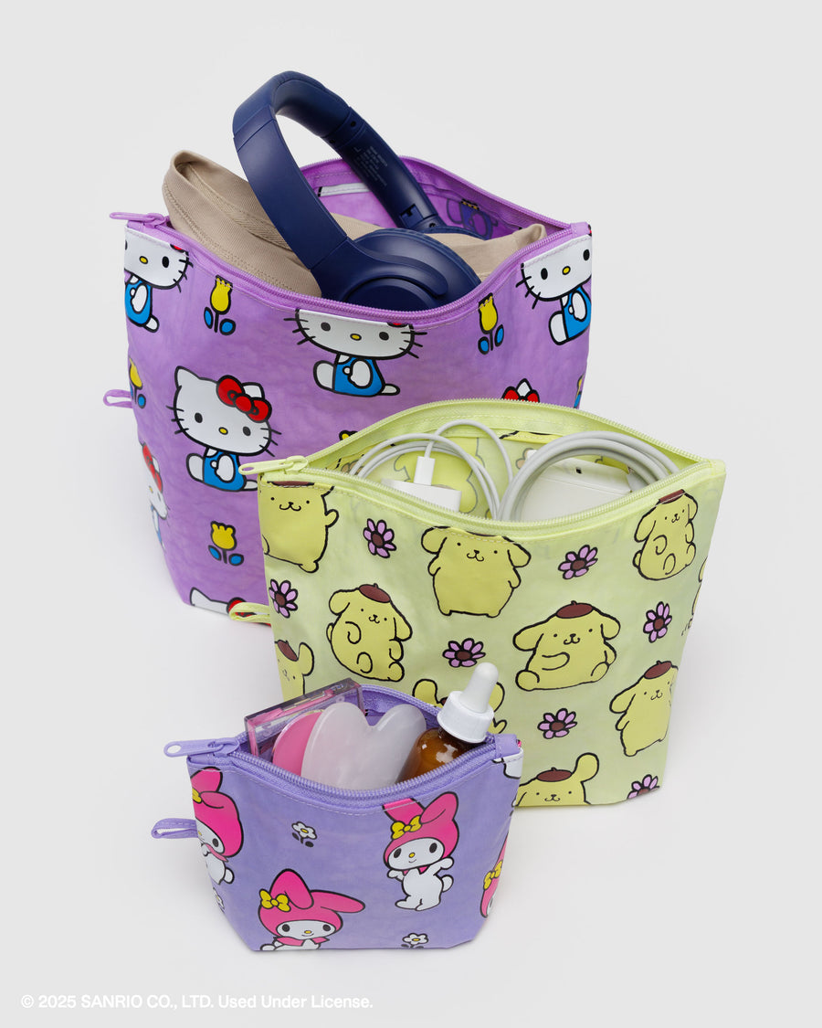 Go Pouch Set Hello Kitty and Friends Florals
