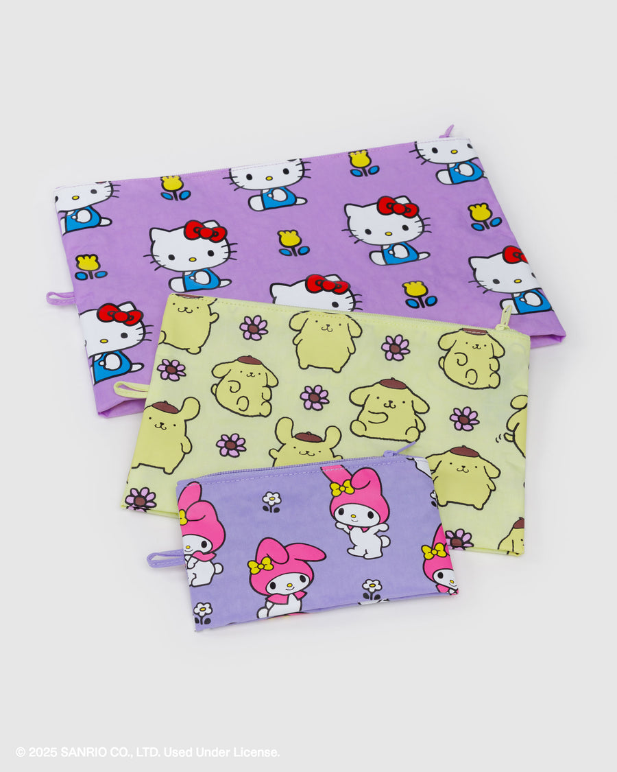 Go Pouch Set Hello Kitty and Friends Florals