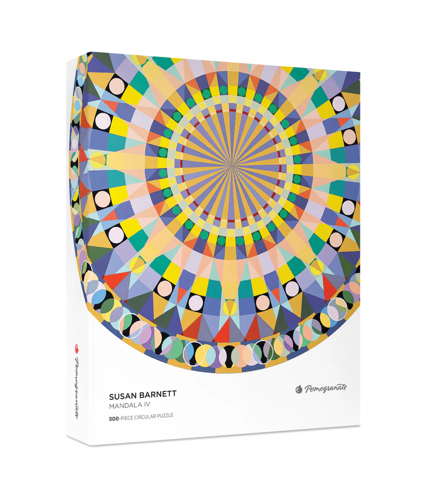 Susan Barnett: Mandala IV 500-Piece Circular Jigsaw Puzzle