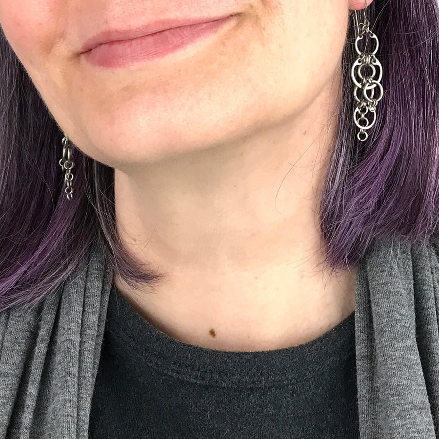 Stream Of Bubbles Earrings