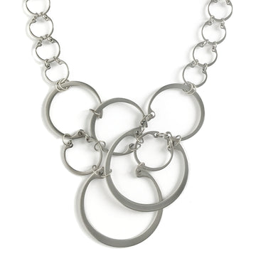 Clustered Circles Necklace