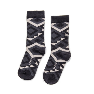 Zkano Dakota Women's Crew Socks Black