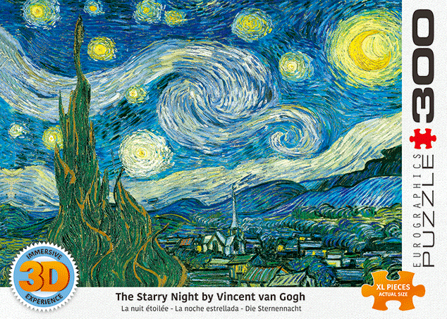 Starry Night D Lenticular 300 Piece Puzzle