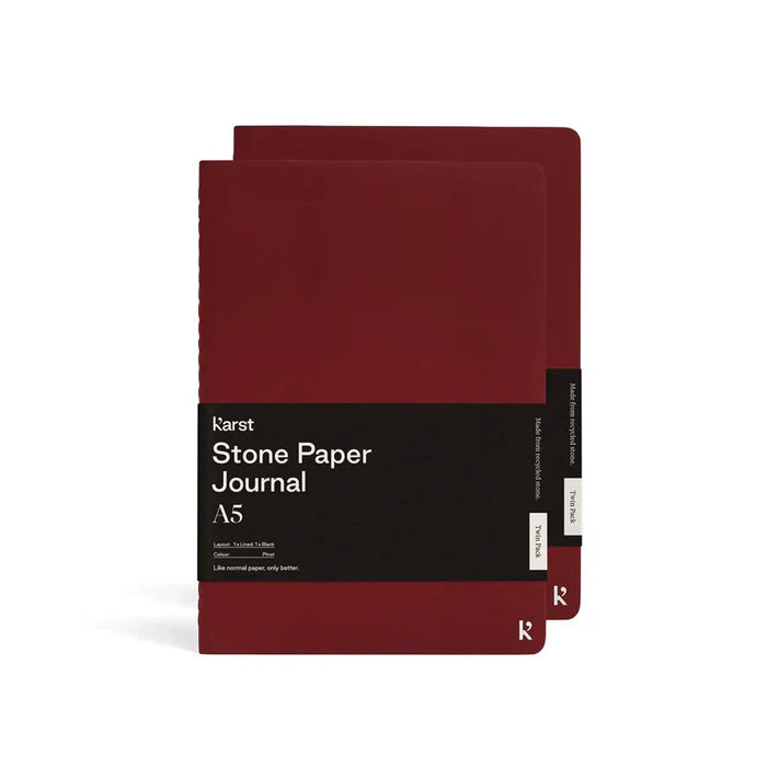 A5 Softcover Daily Journal Twin Pack - Pinot