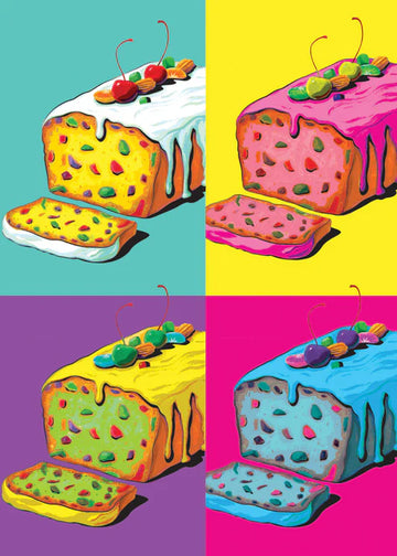 Warhol Fruitcake Boxed Holiday Cards