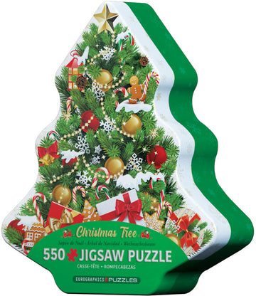 Christmas Tree Tin 550 Piece Puzzle