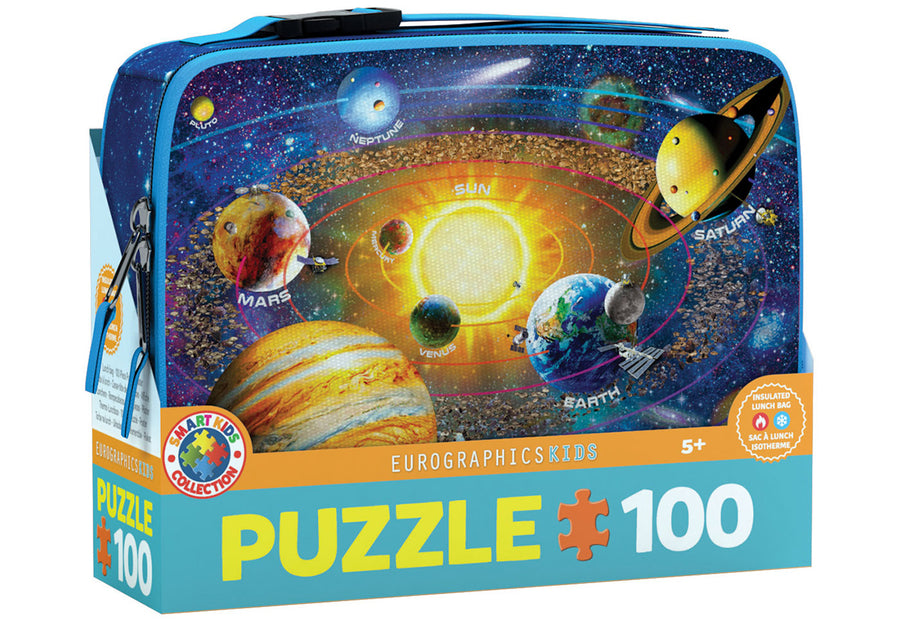 Exploring The Solar System Lunch Bag With 100 Piece Puzzle